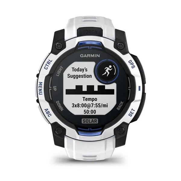 Garmin Instinct 2,29 cm (0.9") MIP 45 mm Digital 176 x 176 Pixeles Pantalla táctil Negro, Blanco GPS (satélite)