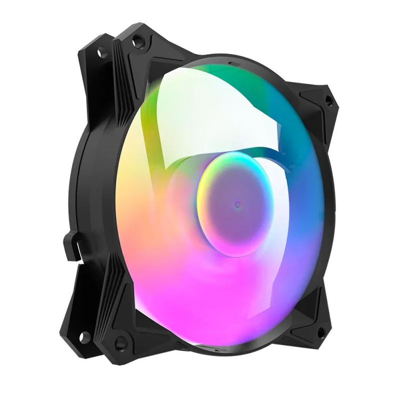 Ventilador caja gaming darkflash cl6m negro/ 120mm / aurora spectrum rgb