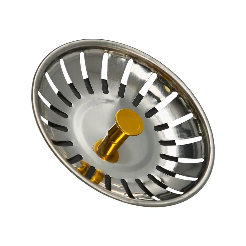 WOLFPACK LINEA PROFESIONAL Tapon Valvula Cesta Para Fregadero Inoxidable Click Clack Ø 8 cm.