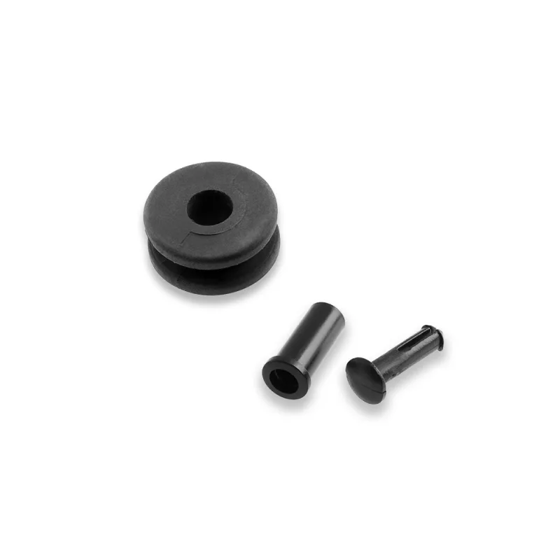 Rodillo de goma para funda, sistema EasyLock, repuesto compatible M95 y M07, para fundas de composite TPE, eje incluido y ajuste seguro