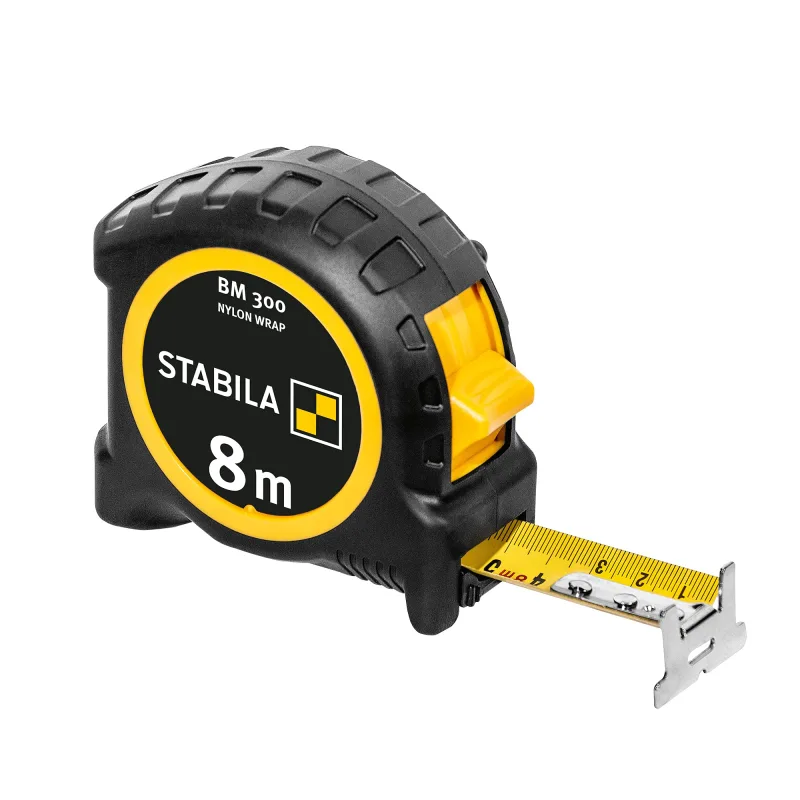 STABILA Flexómetro BM 300 de 8 m. Escala métrica.