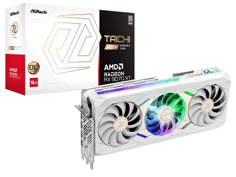 ASRock RX9070XT TCW 16GO 16GB DDR6 HDMI/3xDP (90-GA5YZZ-00UANZ)