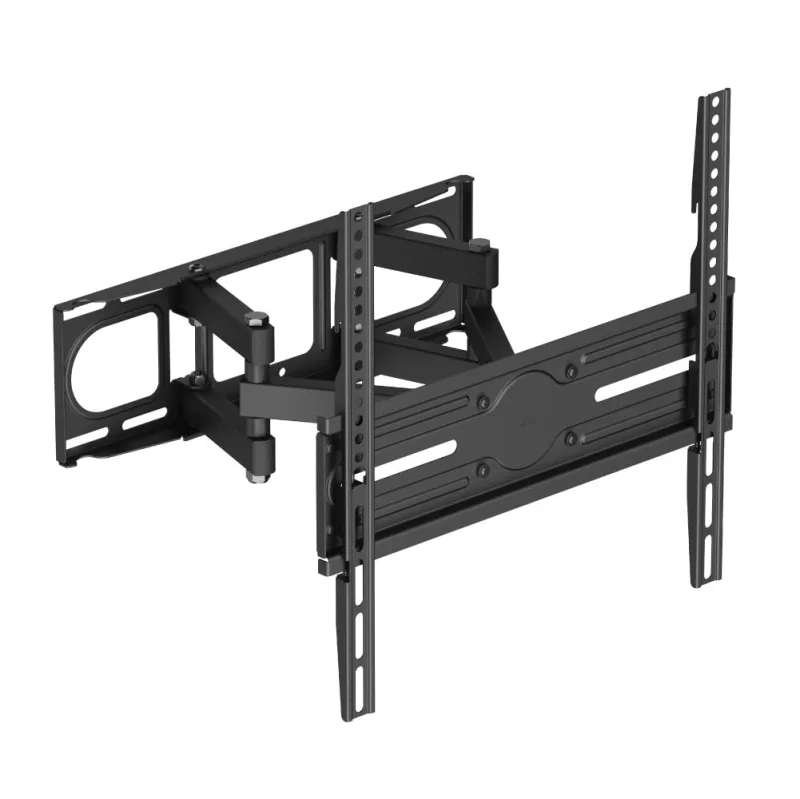 iggual Soporte TV de Pared Compatible 32”-75” y Carga Maxima 40 kg- Inclinable y Giratorio- VESA 100x100 a 400x400- Distancia a Pared 67-355 mm -Resistente en Negro-Mod. SPTV03-L