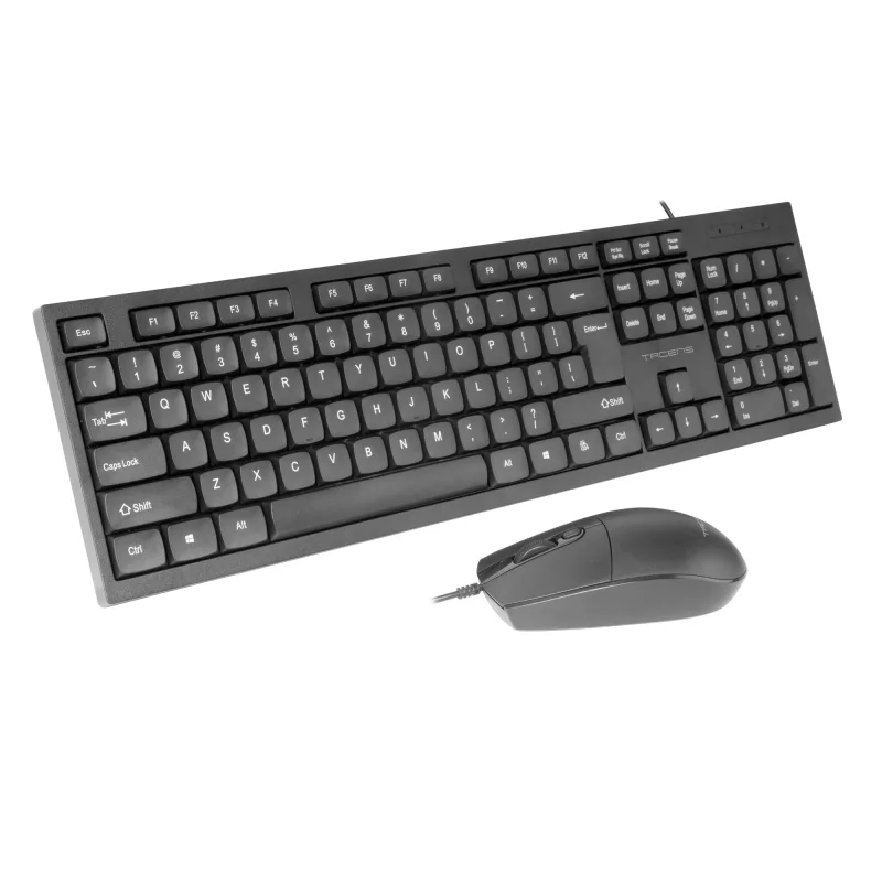 Tacens Anima ACP02IT teclado Ratón incluido Hogar / Oficina USB QWERTY Italiano Negro