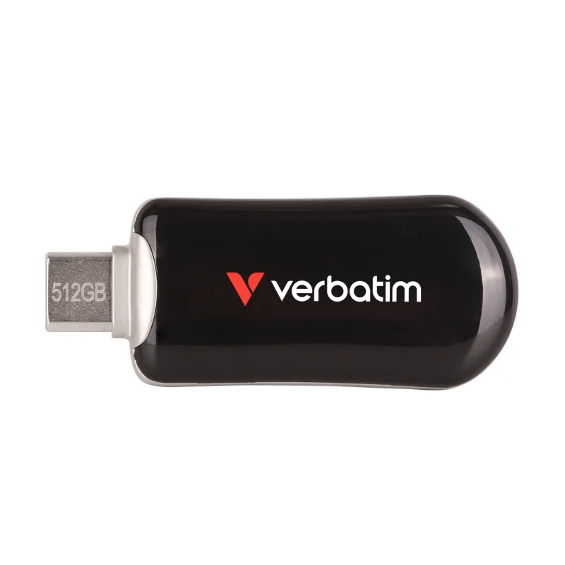 Verbatim 30227 unidad flash USB 512 GB USB Tipo C 3.2 Gen 1 (3.1 Gen 1) Negro