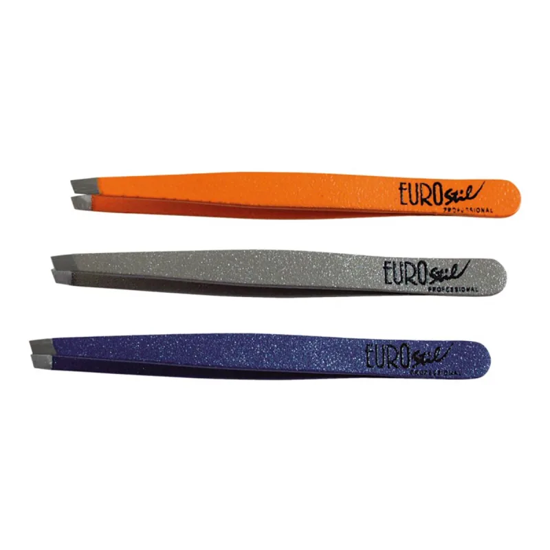 Eurostil Mediana 8Cm Pinza De Depilar Colores 1Un Cuidado Personal y Salud