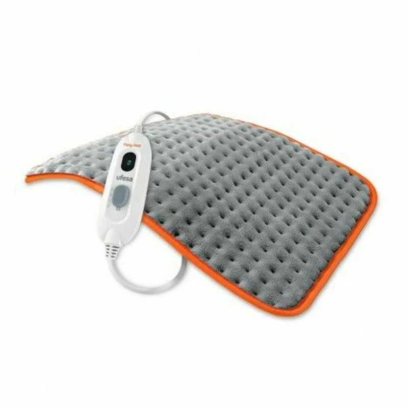 Ufesa Flexy Heat Colors Almohadilla Térmica Eléctrica, Manta Eléctrica Lumbar, Esterilla Eléctrica, 100W, Mircofibra Ultrasuave, 3 Niveles de Temperatura, Apagado Automático, Lavable, 40x30cm