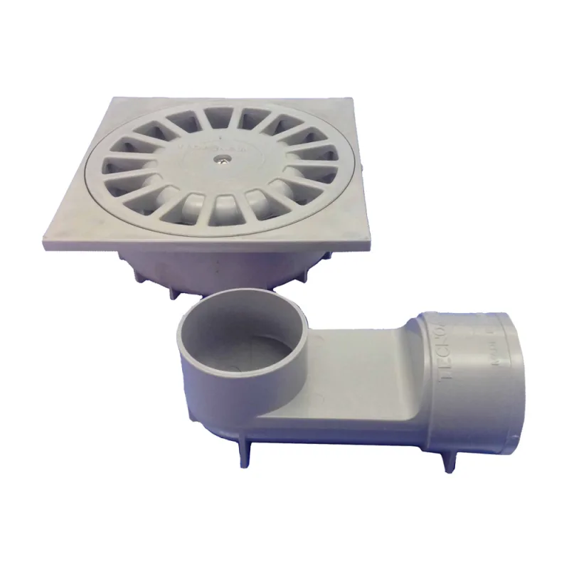 Hidrotecnoagua desagües de suelo - Sumidero vertical horizontal t-88vh 360º 25x25 diámetro 110-90