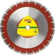Klingspor 354798 DT 350 BT - Disco de corte de diamante (350 x 3 x 25,4 mm, 24 segmentos de 40 x 3 x 10 mm, turbo estándar, 1 unidad)