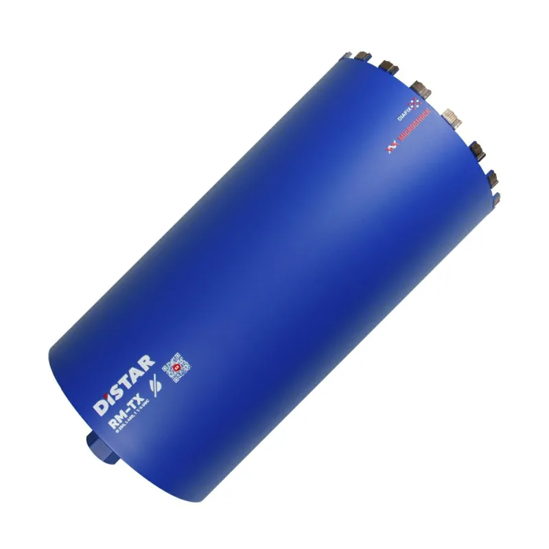 Corona Diamantada Distar RM-TX 1 1/4" 300mm x 450mm, corte seco rápido y preciso, ideal para cerámica, granito y concreto, alta durabilidad, rendimiento profesional