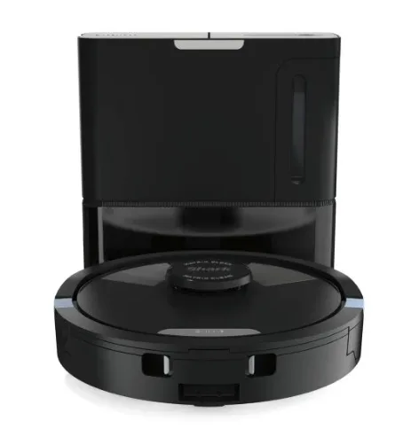 Shark Matrix Plus Robot Aspirador y mopa 2 en 1, Vaciado automático, mapeo LiDAR y tecnología CleanEdge, para alfombras, Suelos y Pelo de Mascotas, autocarga, WiFi/App/Alexa, Negro, RV2620WAEU