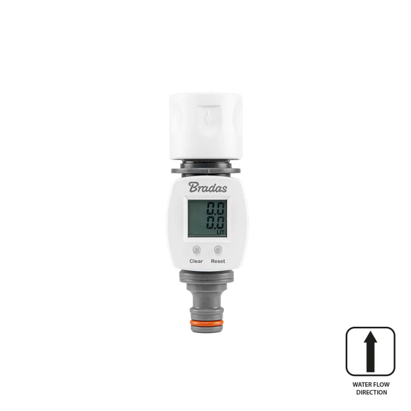 Bradas, modelo WL-3101, Contador de flujo de agua, para medición precisa en sistemas de riego, instalación fácil y lectura clara
html