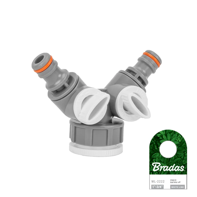 Bradas, modelo WL-2222, Válvula de paso para sistema de riego, ideal para controlar el flujo de agua, fácil de instalar, resistente y duradera, compatible con sistemas de riego