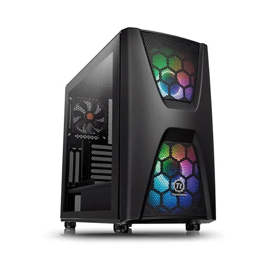 Thermaltake Commander C 34 TG ARGB Edition/Dual 200MM ARGB Fans/Tempered Glass/ATX Mid-Tower Chassis