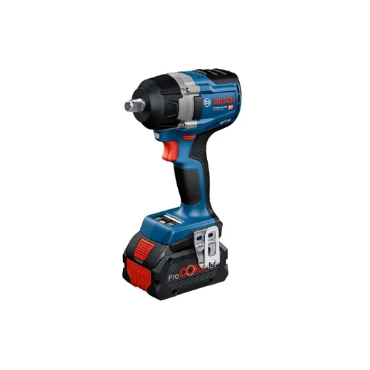 Bosch Professional 18V System atornillador de impacto a batería GDS 18V750 C (incl. módulo Connectivity GCY42, 2 baterías GBA 8.0 Ah, cargador GAL 1880 CV, LBOXX)