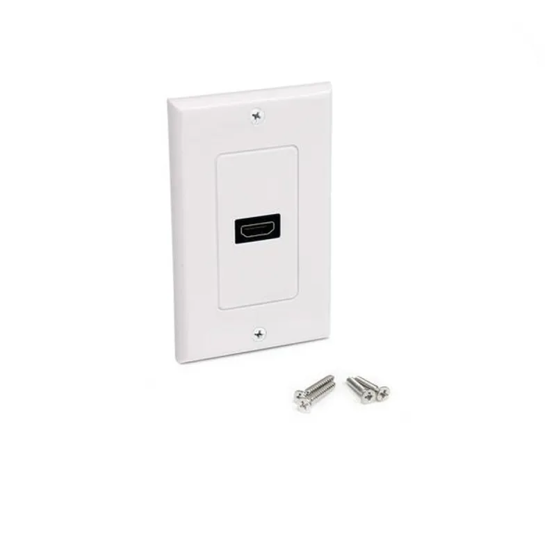StarTech.com HDMIPLATE placa de pared y cubierta de interruptor Blanco