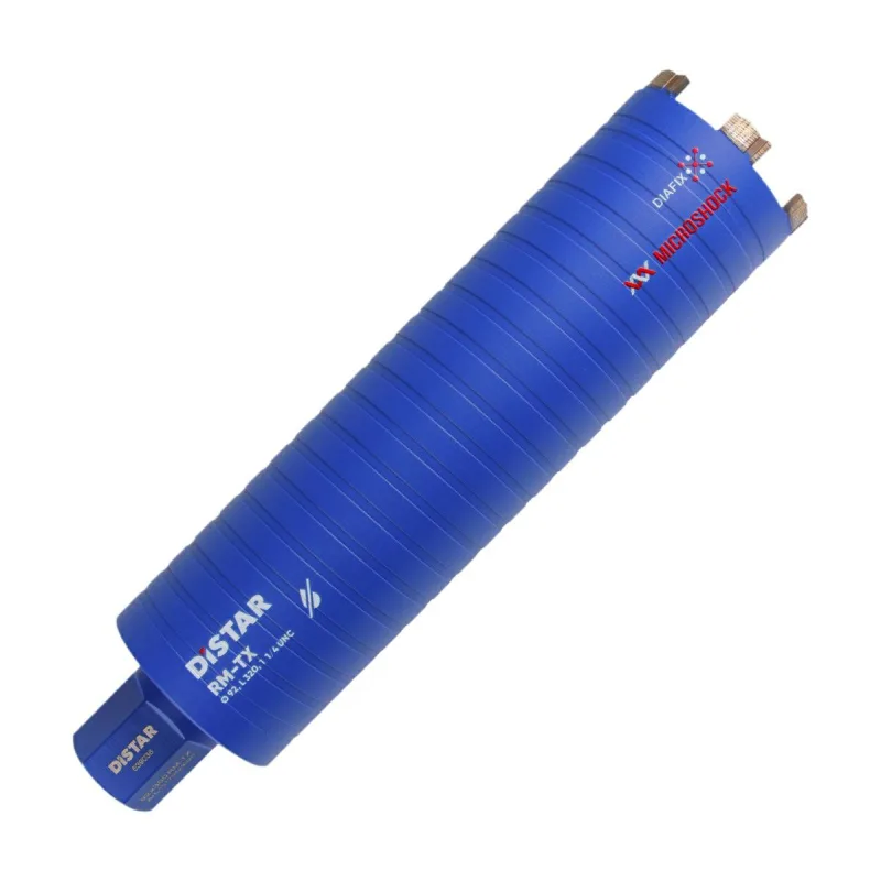 Corona Diamantada Distar RM-TX 1 1/4" 92mm x 300mm, corte seco rápido y preciso, ideal para cerámica, granito y concreto, alta durabilidad y rendimiento profesional