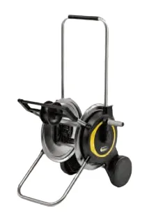 Kärcher 2.645-367.0 carrete de manguera de jardín Tambor de carrete Negro, Amarillo