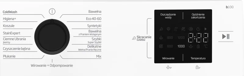 Lavadora beko bm1wfu39225wpb