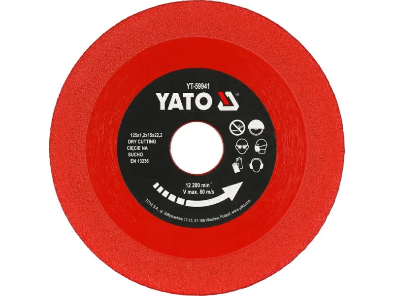 Yato tarcza diamentowa 125mm x 22,23mm