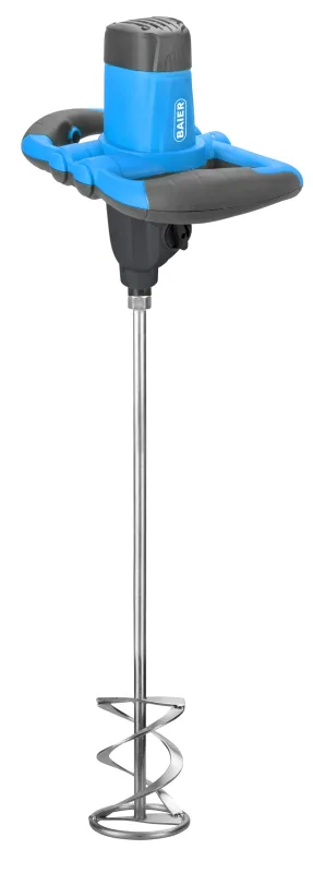 Baier BSM 160 - Mezclador de 1600 W para hormigón y barnices de hasta 25 kg + batidor