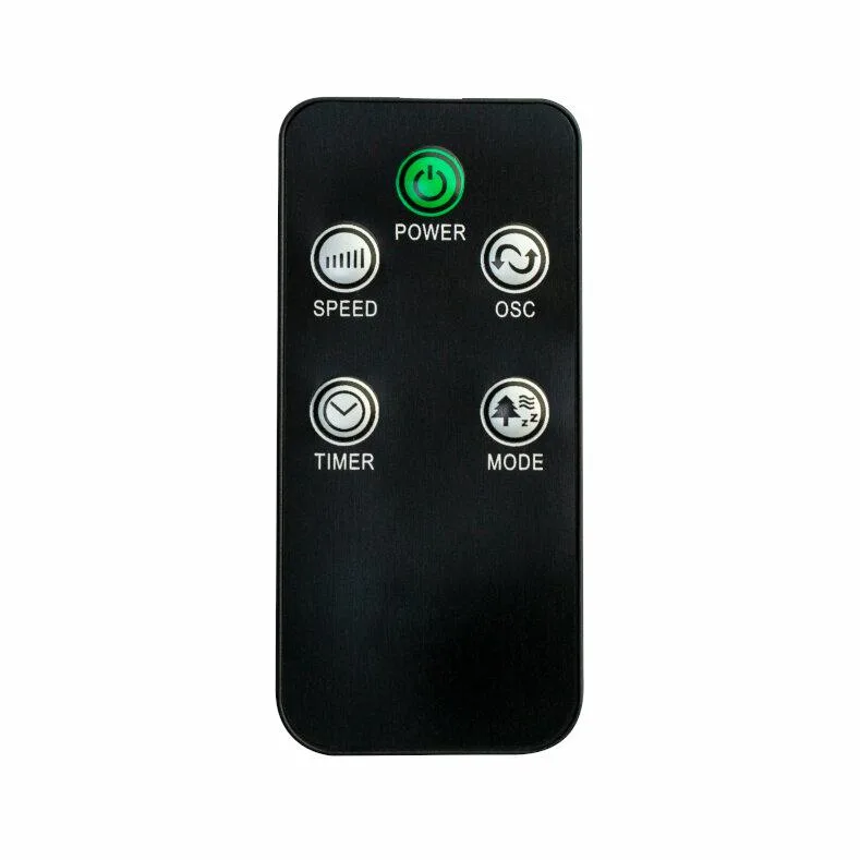 Volteno Ventilador de Pie Negro 40cm con Control Remoto y Pantalla, circulación de aire eficiente y cómoda, ideal para hogares y oficinas