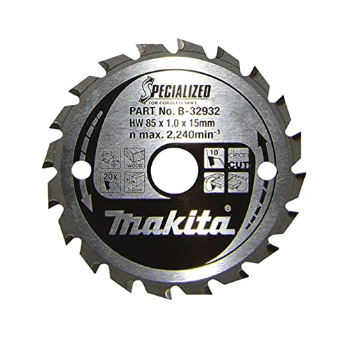 Makita B-32932 - Hoja de sierra especializada 85 x 15 x 20z