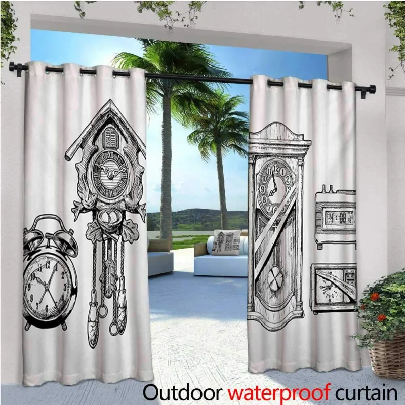 Cortina de privacidad para exteriores con diseño de pérgola y copos de nieve, para balcón, color azul