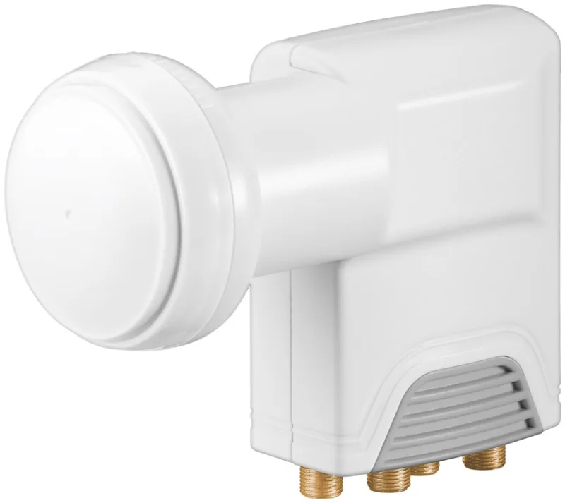 Goobay 67271 convertidor low noise block (lnb) Gris, Blanco