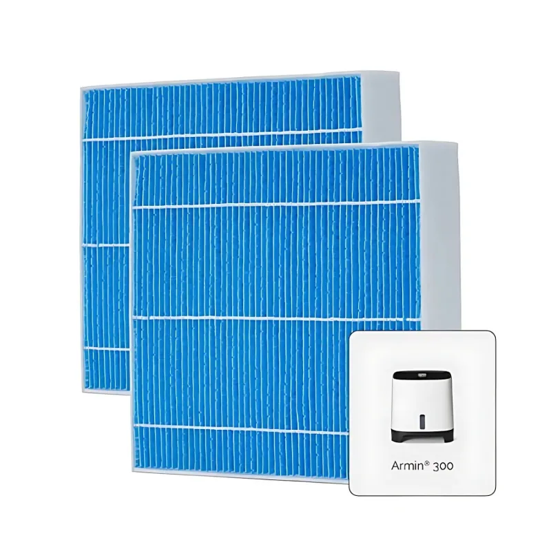 Almohadillas de Evaporación Meaco Armin® 300ml, para humidificador, alto rendimiento, antimicrobiano, sin cal, aptas para agua dura, 2 unidades