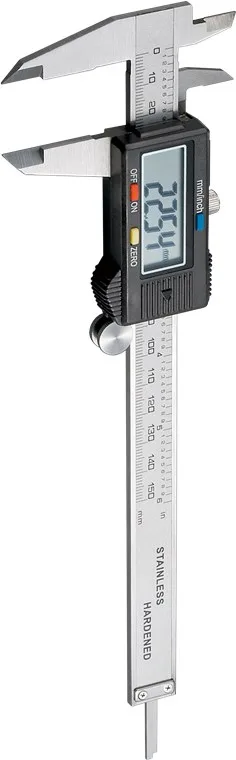Fixpoint Pinza / pinza digital con pantalla LCD de 0-150 mm