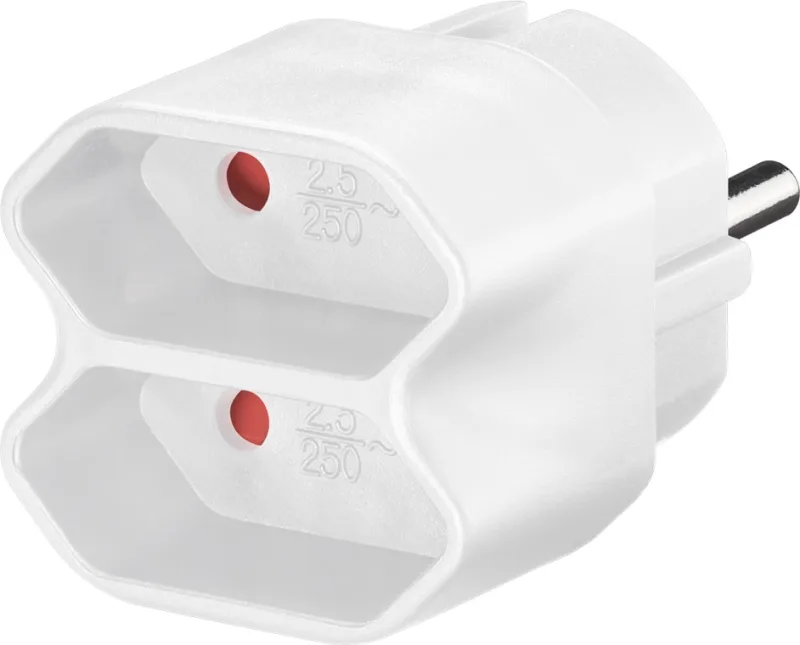 Goobay 51000 adaptador e inversor de corriente Blanco