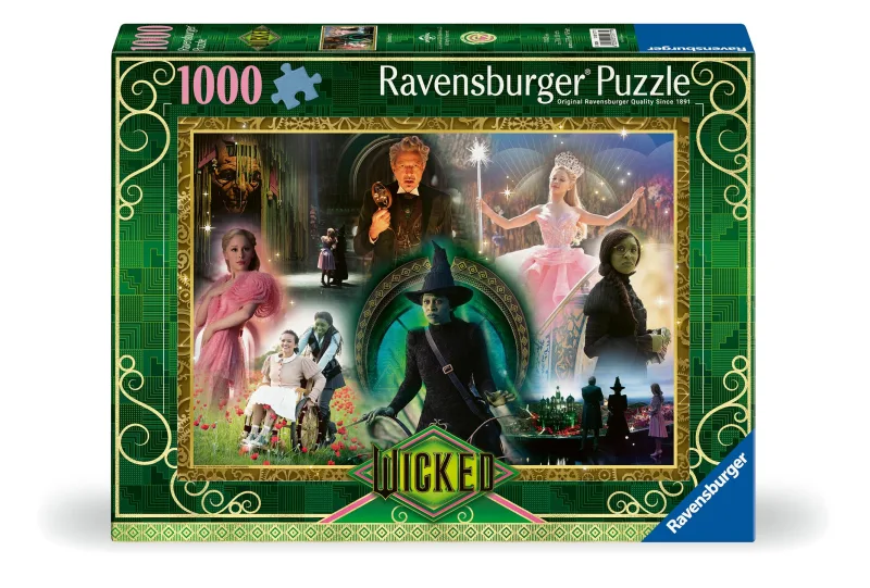 Ravensburger - Puzzle 1000 Piezas Wicked | Puzzle Adultos 70x50cm | Puzles 1000 Adultos | Rompecabezas Niños +14 Años | Puzzles 1000 Piezas De Wicked