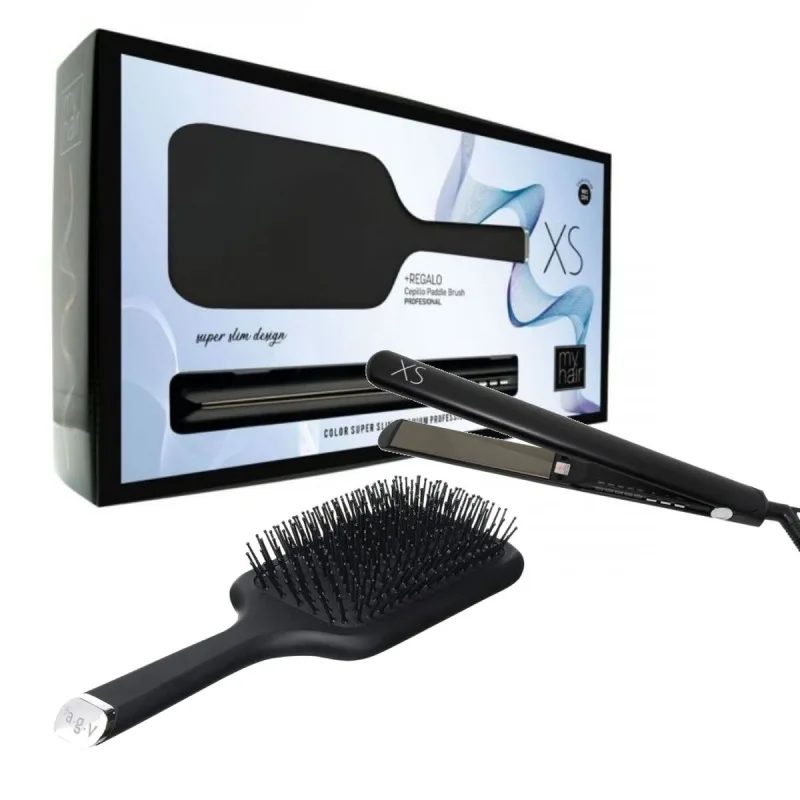 Plancha de pelo my hair myhair xs pink gold 2 piezas