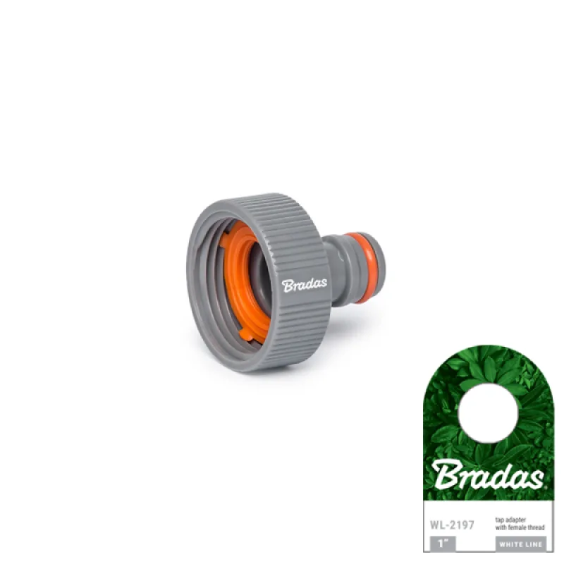 Bradas, modelo WL-2197, Conector de unión para sistema de riego, ideal para conexiones seguras y eficientes, fácil de instalar, compatible con sistemas de riego