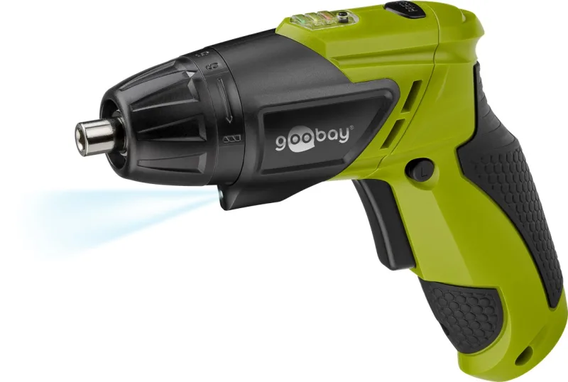 Goobay 71880 taladro 230 RPM Sin llave 570 g Negro, Verde