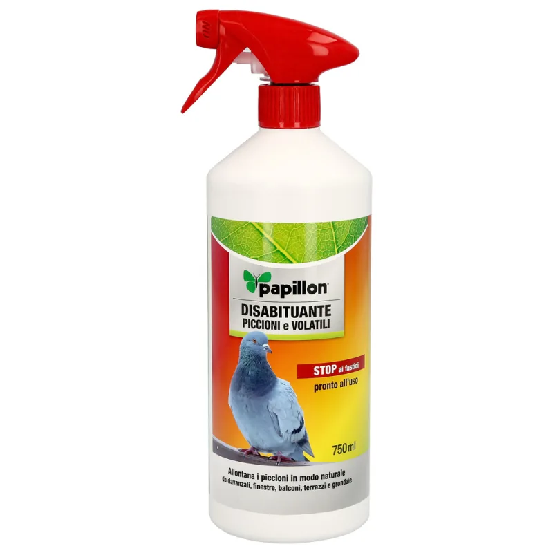 Repelente palomas y pajaros (750 ml.) repelente / ahuyentador aves, repelente pajaros, ahuyentador aves ventanas, tejados, etc.