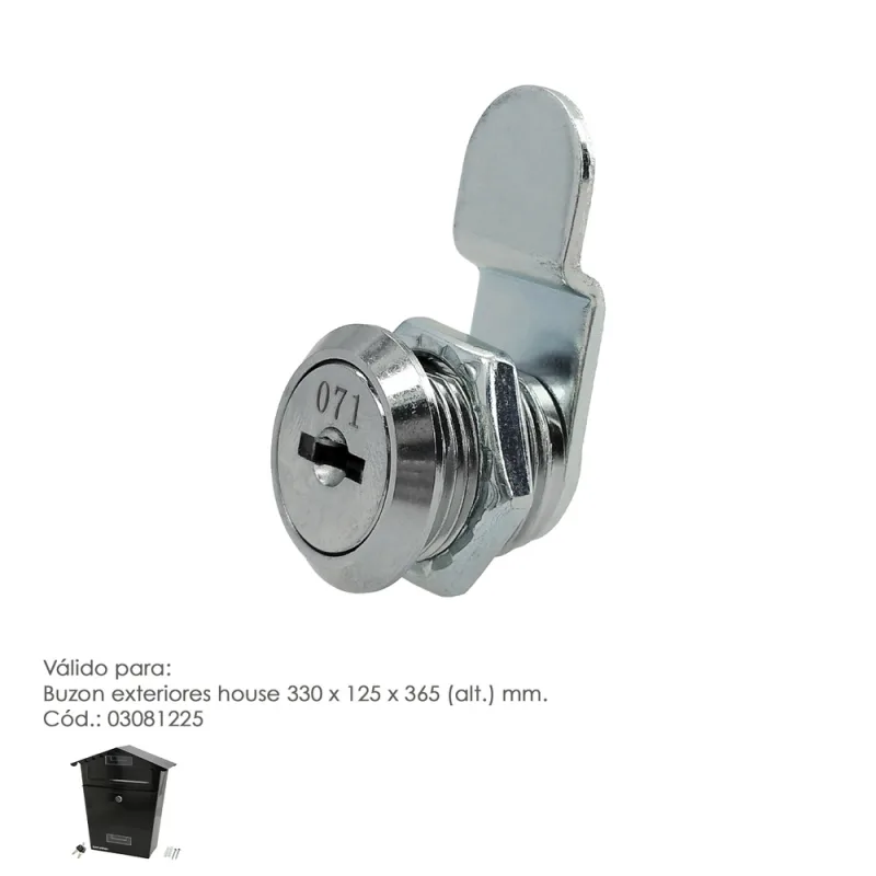 SATURNIA Cerradura Recambio Para Buzon House