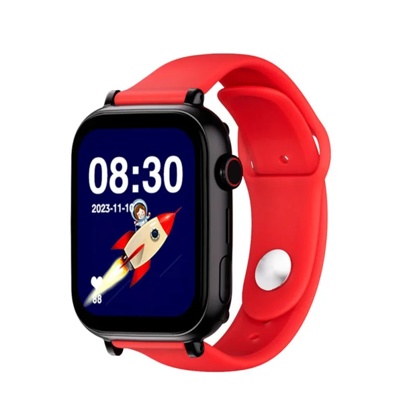SaveFamily Save Family PLUS SmartWatch con GPS y llamada Negro Correa Silicona Roja NO INCLUYE SIM