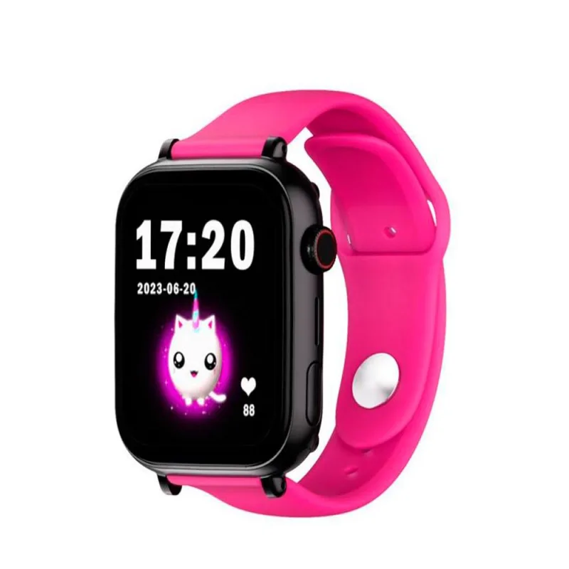 SaveFamily Save Family PLUS SmartWatch con GPS y llamada Negro Correa silicona Lollipop Fusia NO INCLUYE SIM