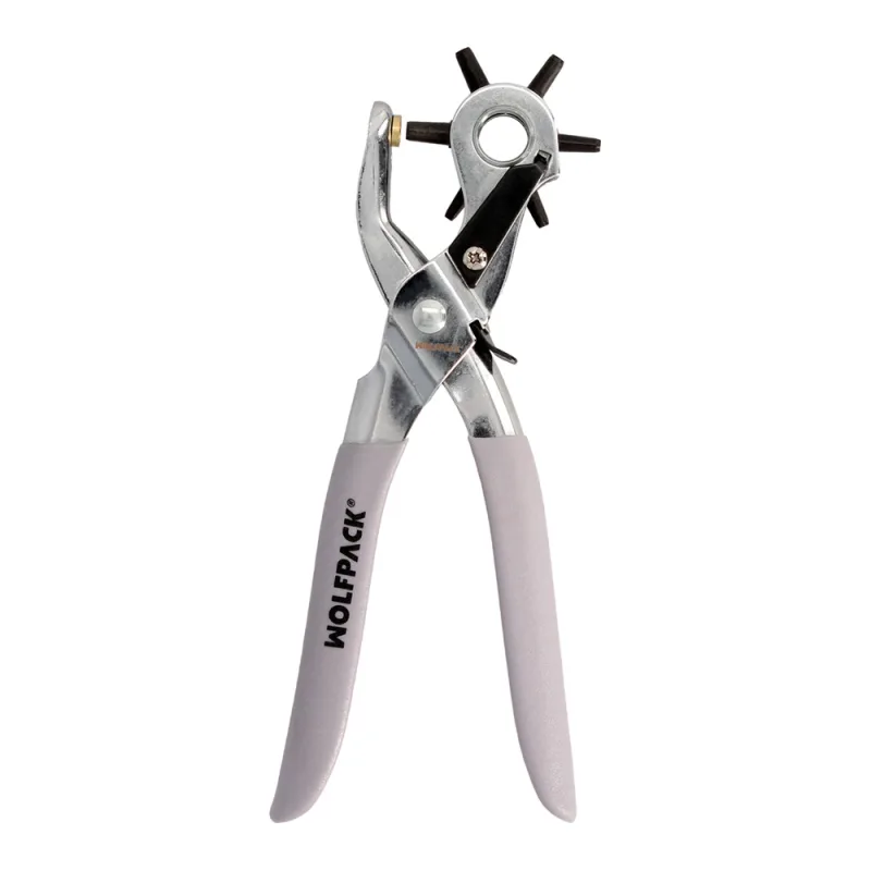 WOLFPACK LINEA PROFESIONAL Sacabocados Estrella Alicates Agujeros, Perforador Cuero, Alicates Cinturones