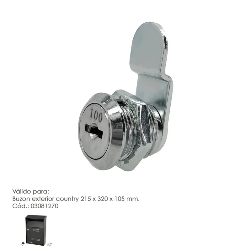 SATURNIA Cerradura Recambio Para Buzon Country