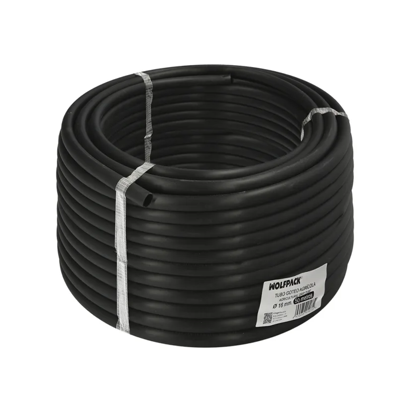 SATURNIA Tuberia De Riego por Goteo Ø 16 mm. Espesor Tubo 1,2 mm. Uso Agricola 50 Metros