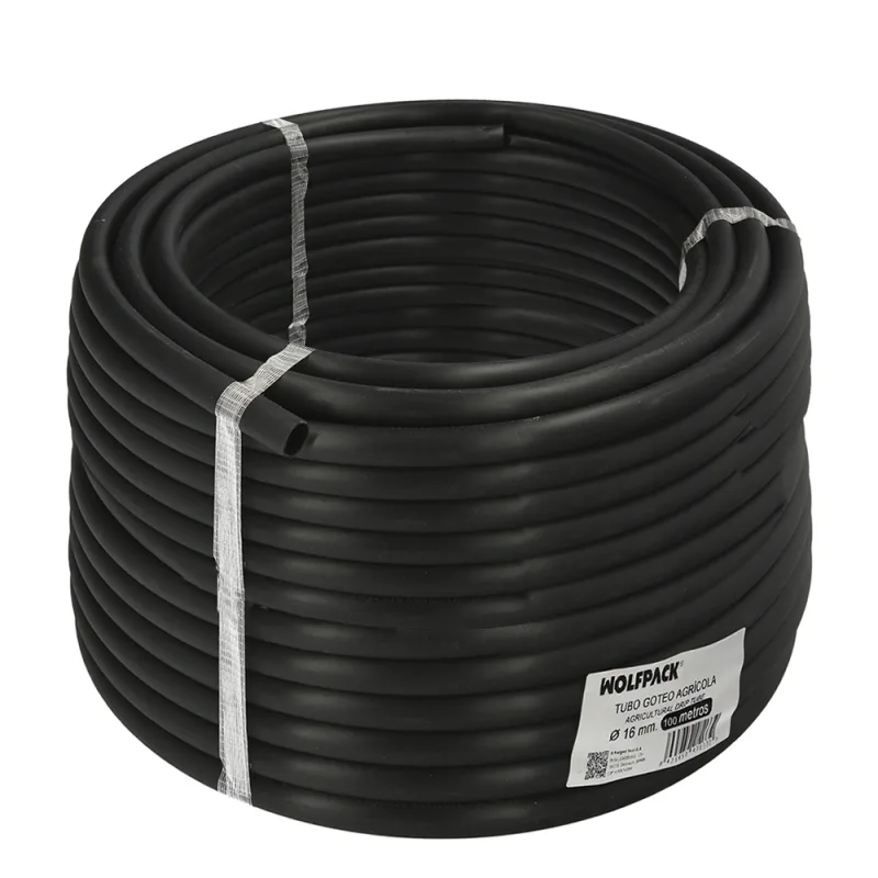 Tuberia de riego por goteo ø 16 mm. espesor tubo 1,2 mm. uso agricola 100 metros