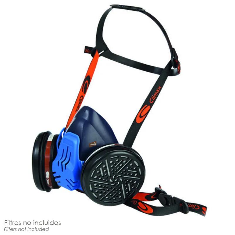 CLIMAX Mascarilla 757 S Para Filtros 757 (Filtro No Incluido) Semi Mascarilla, Mascarilla Gas Respiratoria, Mascarilla Gases.