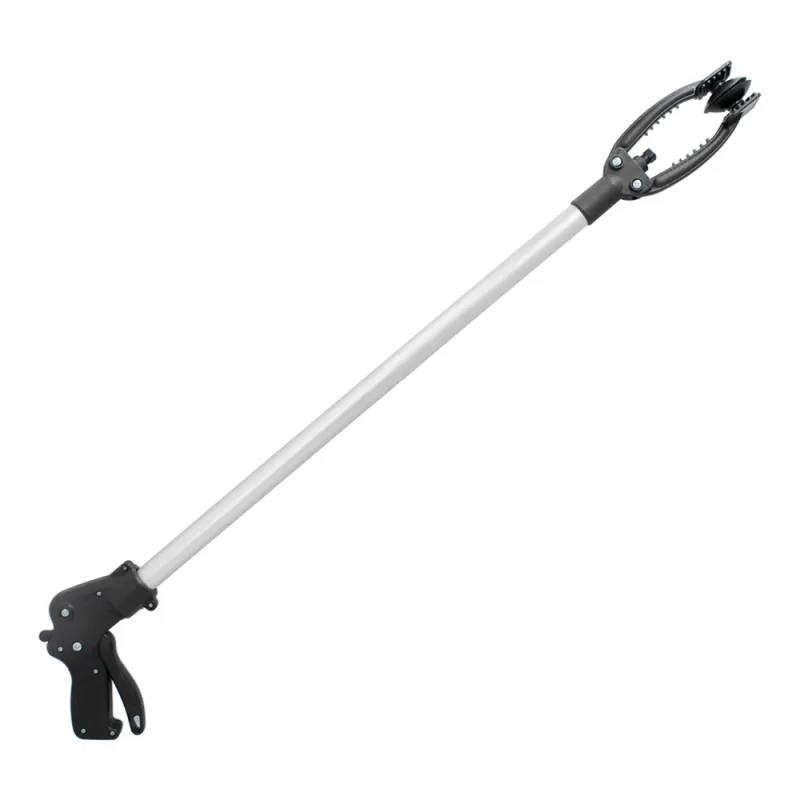 WOLFPACK LINEA PROFESIONAL Pinza Coger Objetos 88 cm De Aluminio con Ventosas y Seguro De Bloqueo