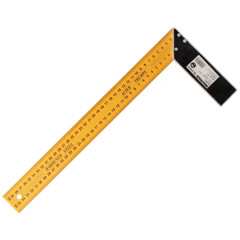 WOLFPACK LINEA PROFESIONAL Escuadra Metalica 400 mm. Escuadra Carpintero, Escuadra Construcción,