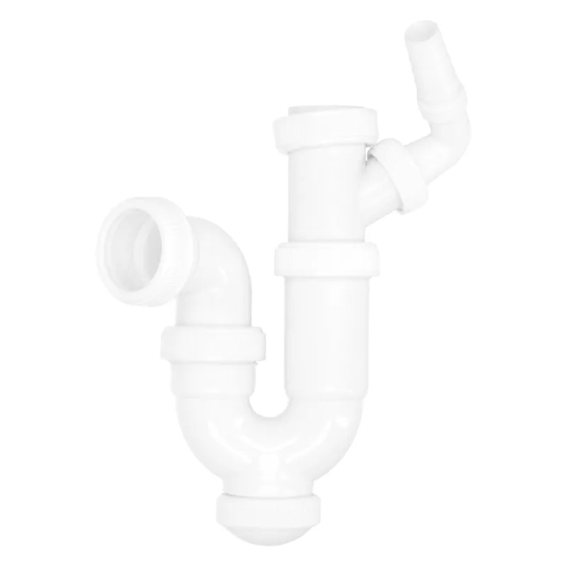 ABRISA Sifon Curvo Extensible Con Toma Lavadora 1 1/2" Ø 40 Mm.