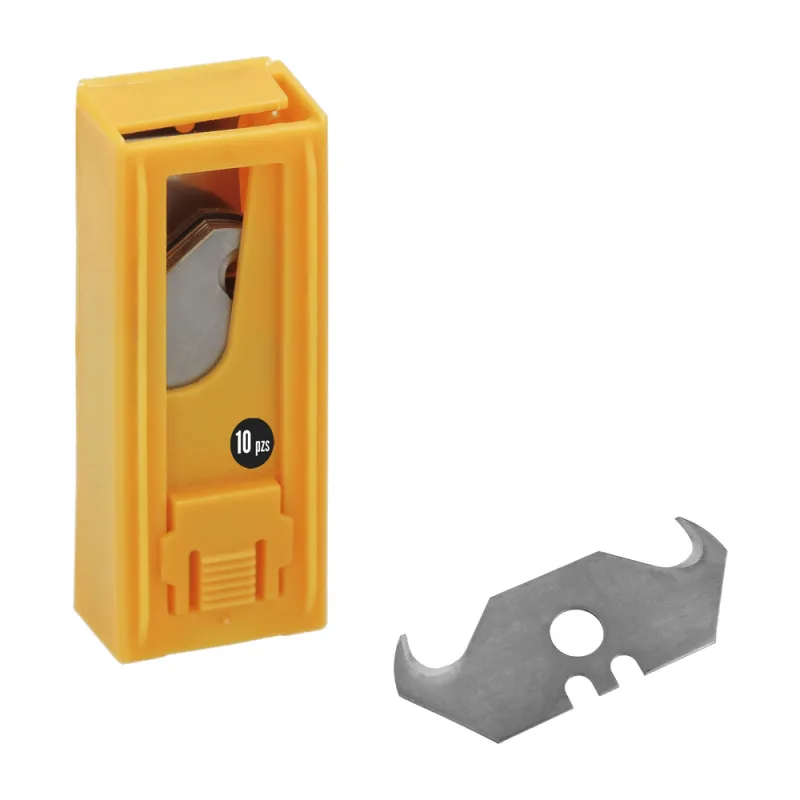 WOLFPACK LINEA PROFESIONAL Hoja Cuchillo Gancho (Dispensador de 10 hojas)