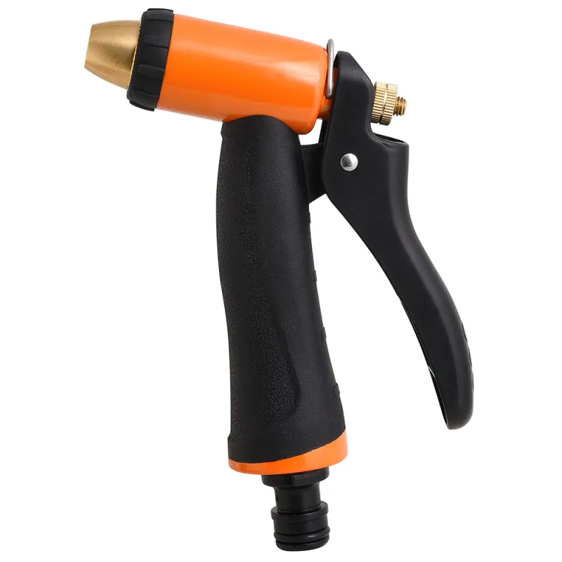 SATURNIA Pistola Riego Manguera Metal Soft-Touch Regulable